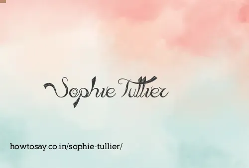 Sophie Tullier