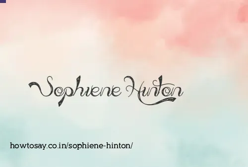 Sophiene Hinton