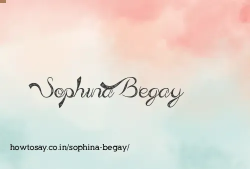Sophina Begay