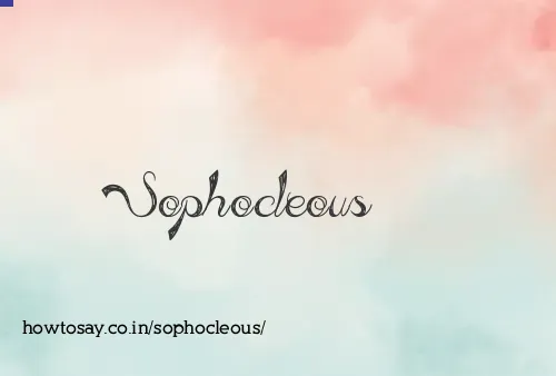 Sophocleous
