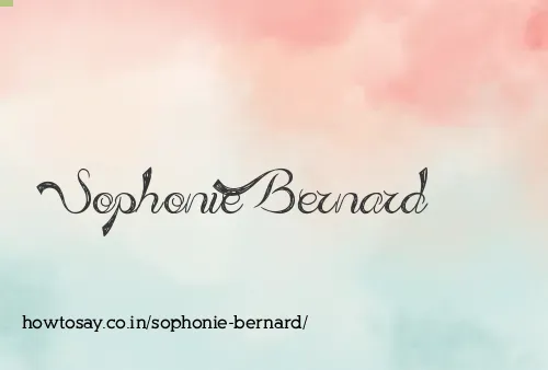 Sophonie Bernard