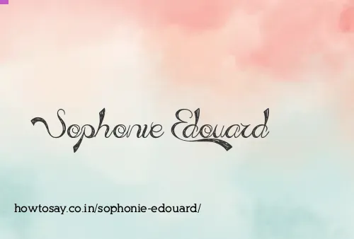 Sophonie Edouard