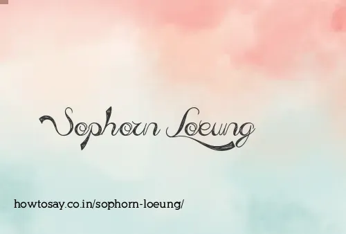 Sophorn Loeung
