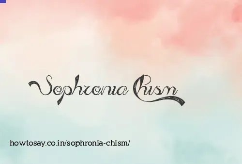 Sophronia Chism