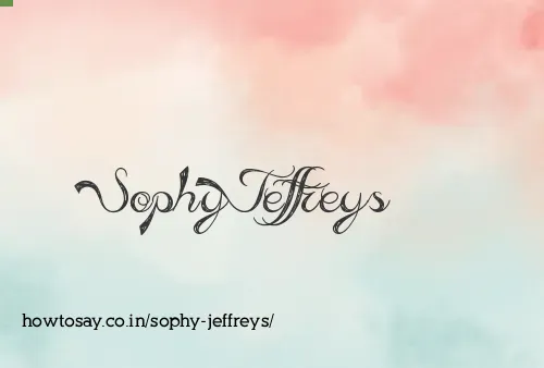 Sophy Jeffreys