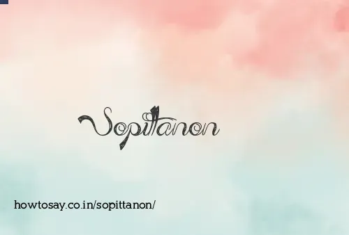 Sopittanon