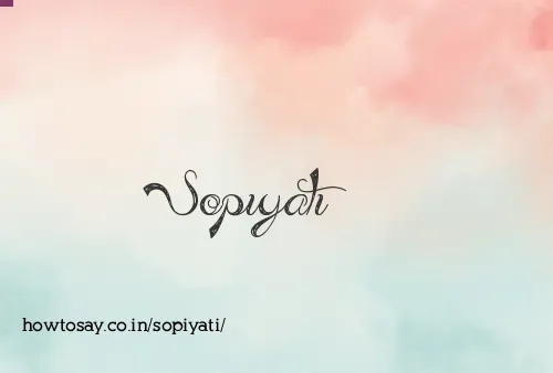 Sopiyati