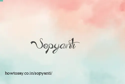 Sopyanti