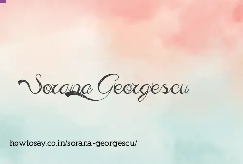 Sorana Georgescu