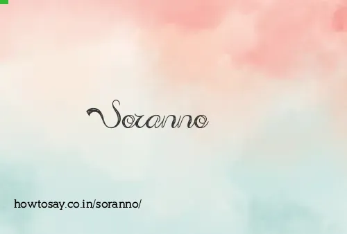 Soranno