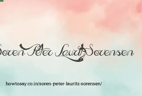 Soren Peter Lauritz Sorensen