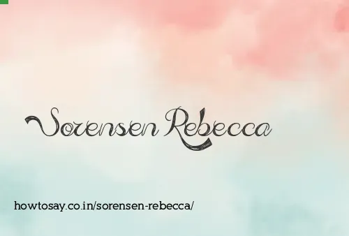 Sorensen Rebecca