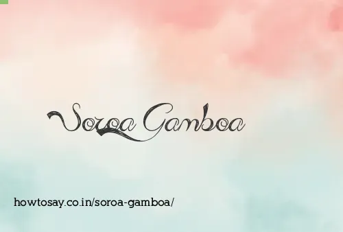 Soroa Gamboa