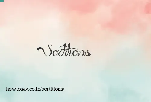 Sortitions