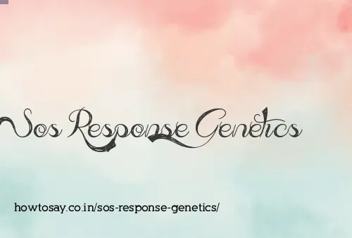 Sos Response Genetics