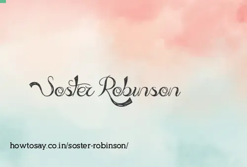 Soster Robinson