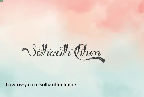 Sotharith Chhim