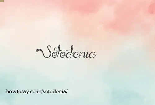 Sotodenia