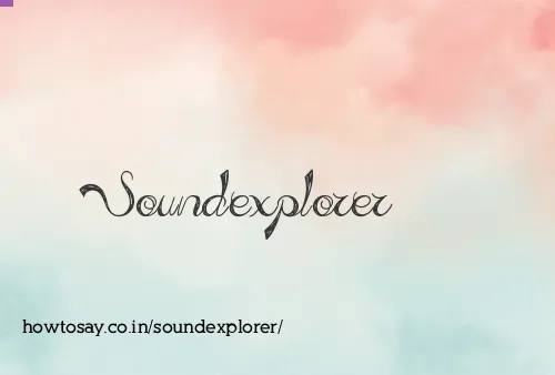 Soundexplorer