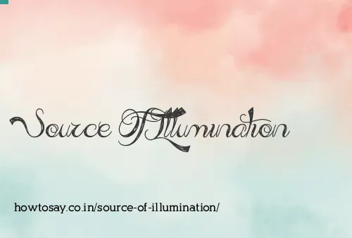 Source Of Illumination