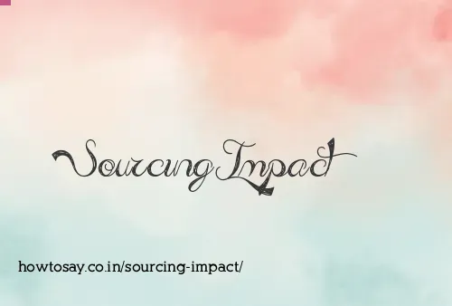 Sourcing Impact