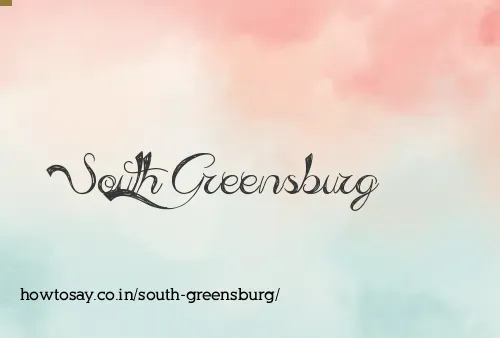 South Greensburg