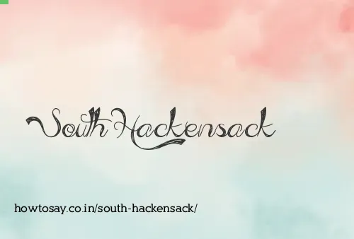 South Hackensack