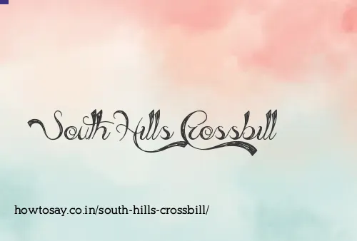 South Hills Crossbill