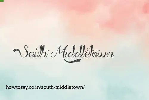 South Middletown