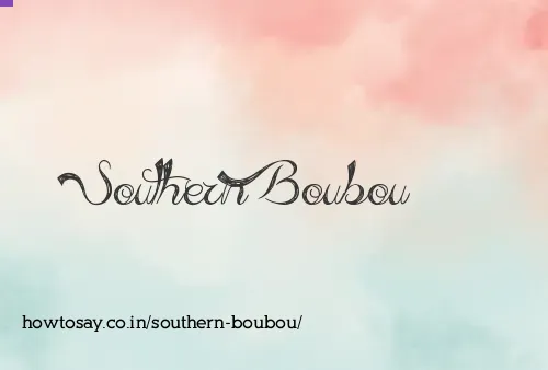 Southern Boubou