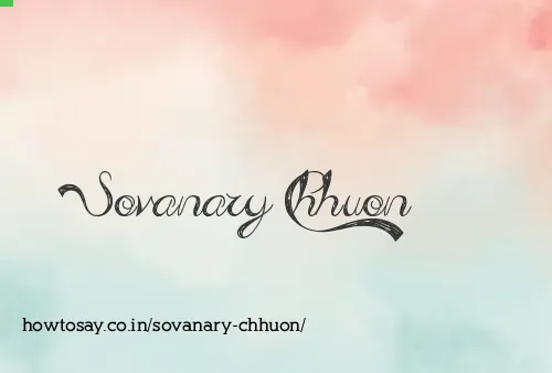 Sovanary Chhuon