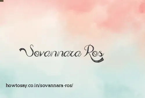 Sovannara Ros