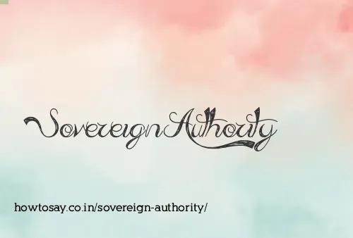 Sovereign Authority