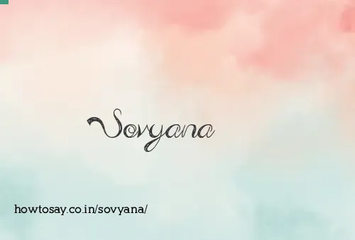 Sovyana