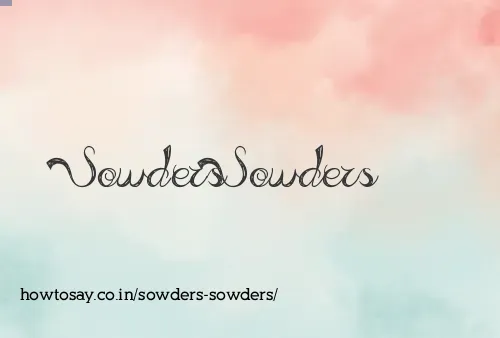 Sowders Sowders