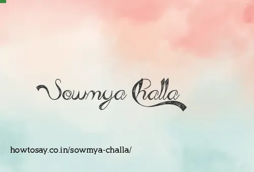 Sowmya Challa
