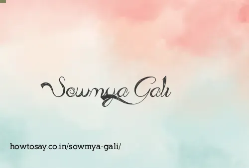 Sowmya Gali