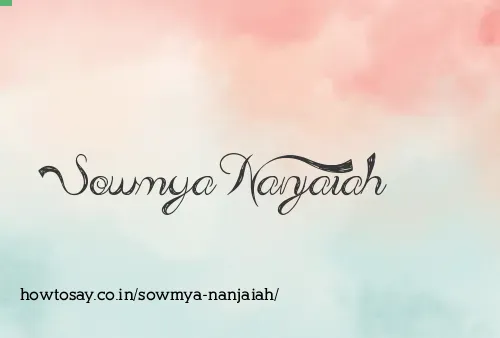 Sowmya Nanjaiah
