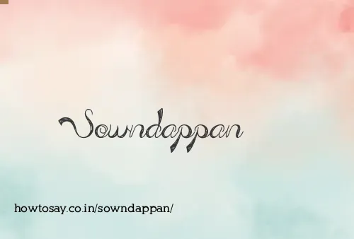 Sowndappan