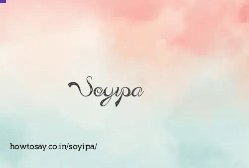 Soyipa