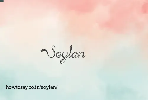 Soylan