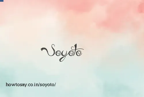 Soyoto