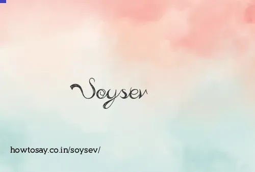 Soysev