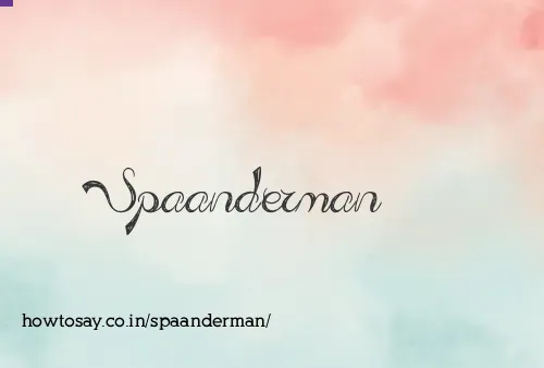 Spaanderman