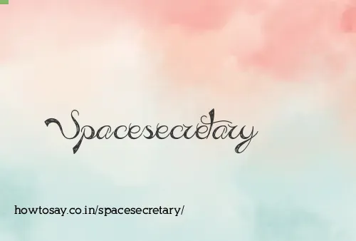Spacesecretary