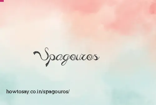 Spagouros