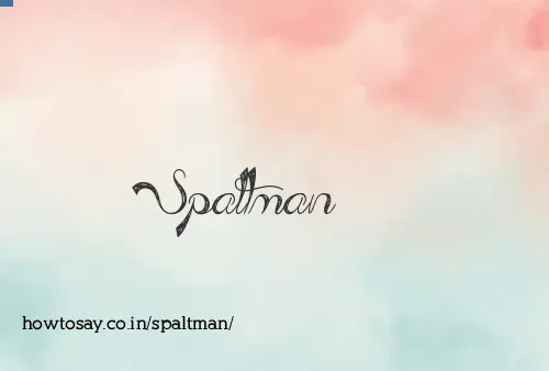 Spaltman