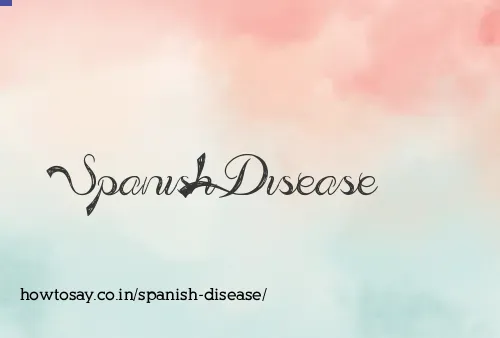 Spanish Disease