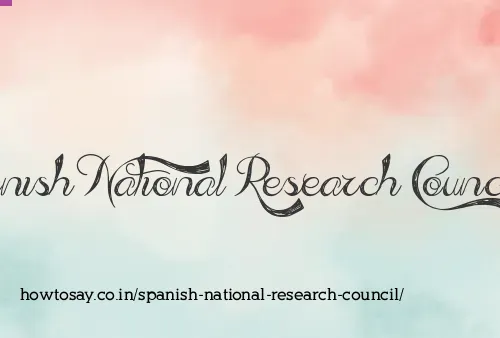 Spanish National Research Council
