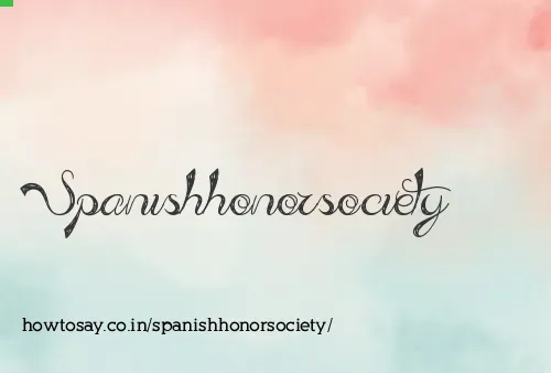 Spanishhonorsociety
